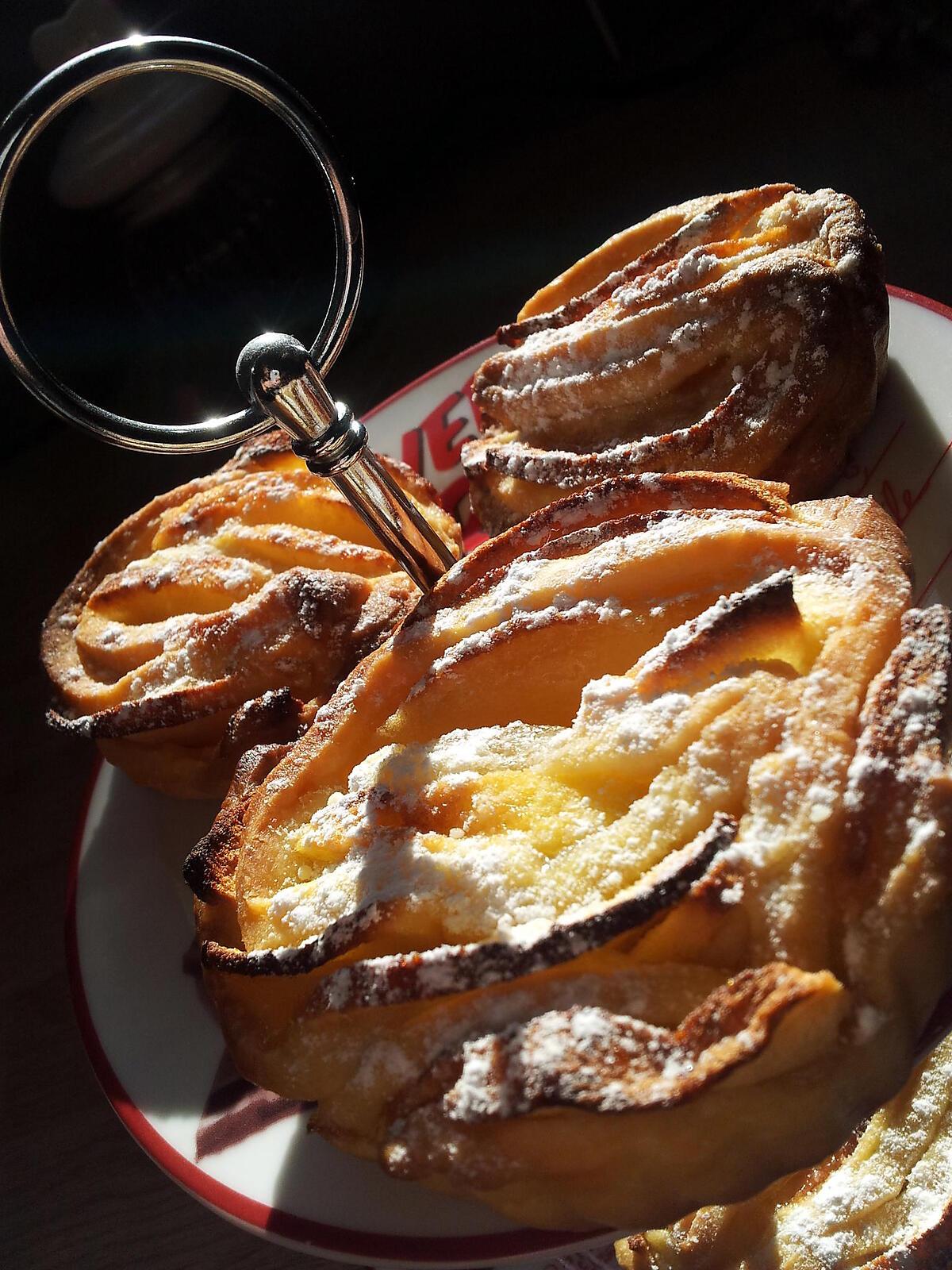 recette Tartelettes fleur de pommes