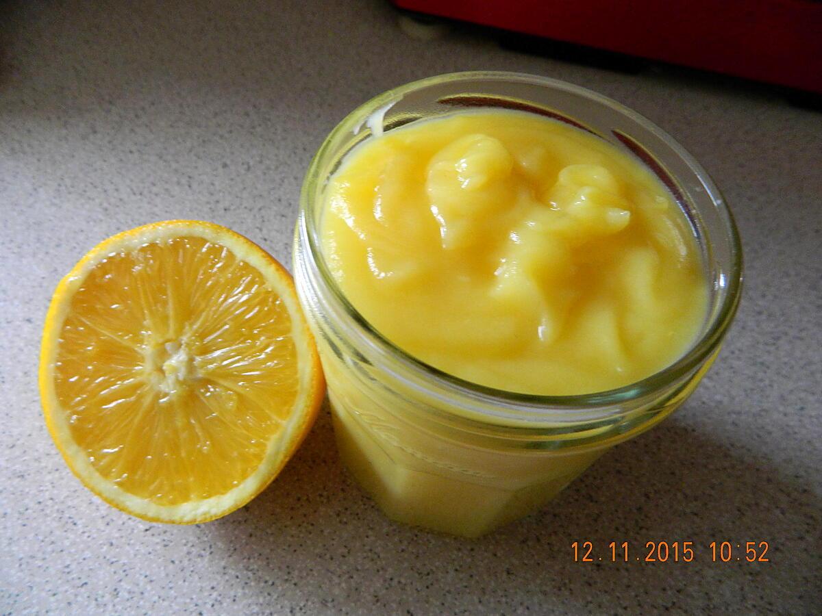 recette Orange curd