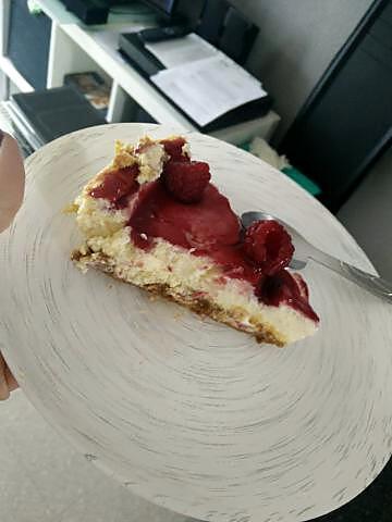 recette Cheesecake a la framboise deTonton