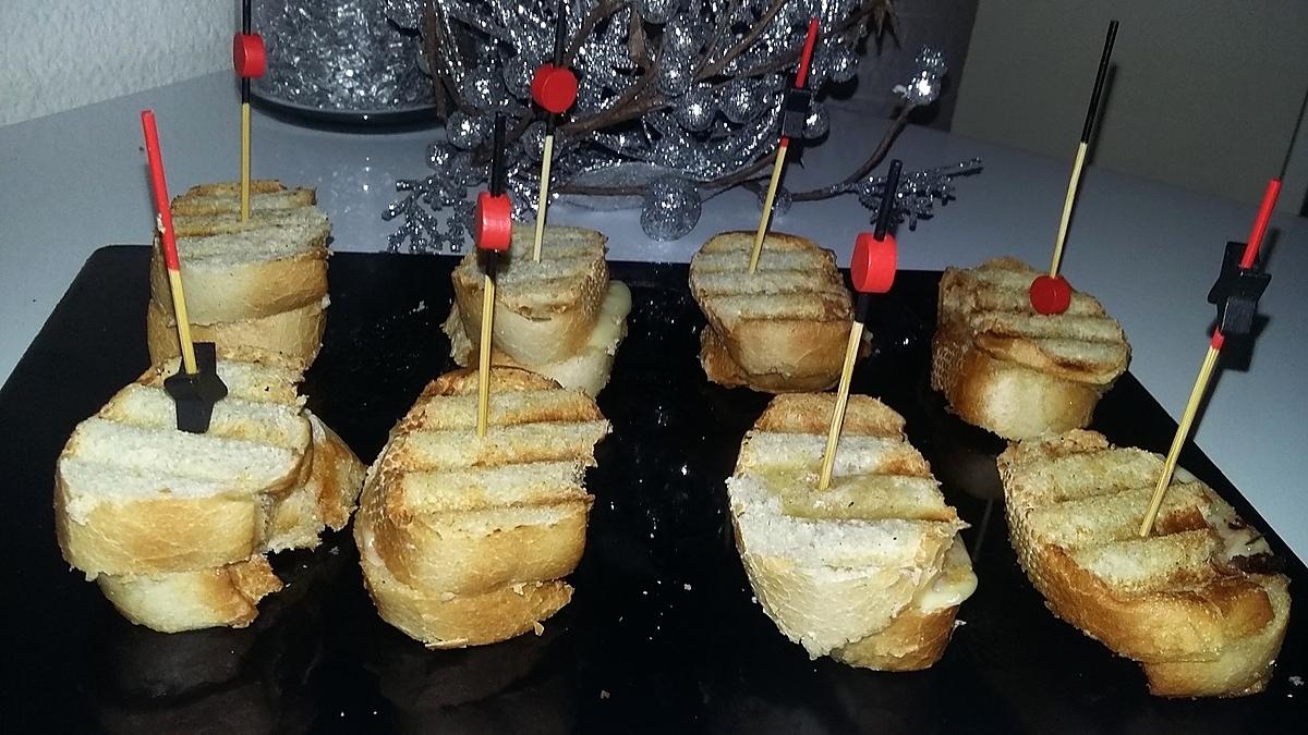 recette Minis croques monsieurs aperitif