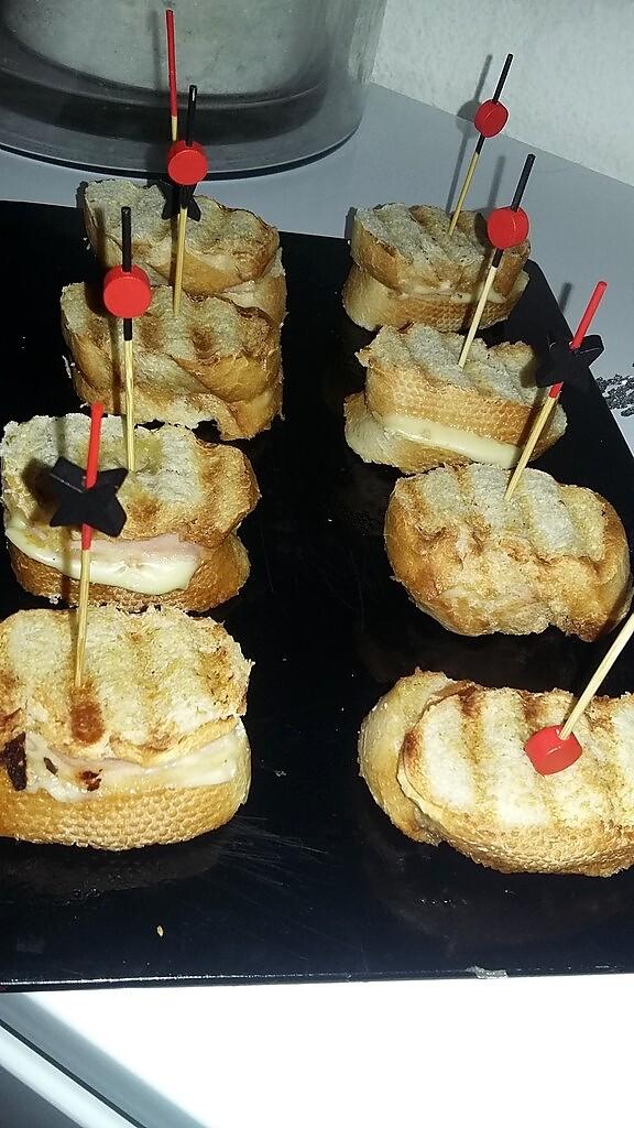 recette Minis croques monsieurs aperitif