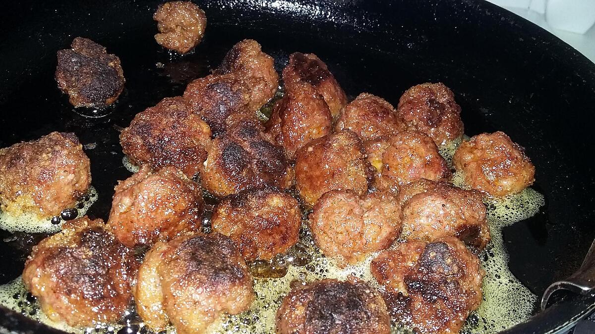 recette Petites boulette de merguez