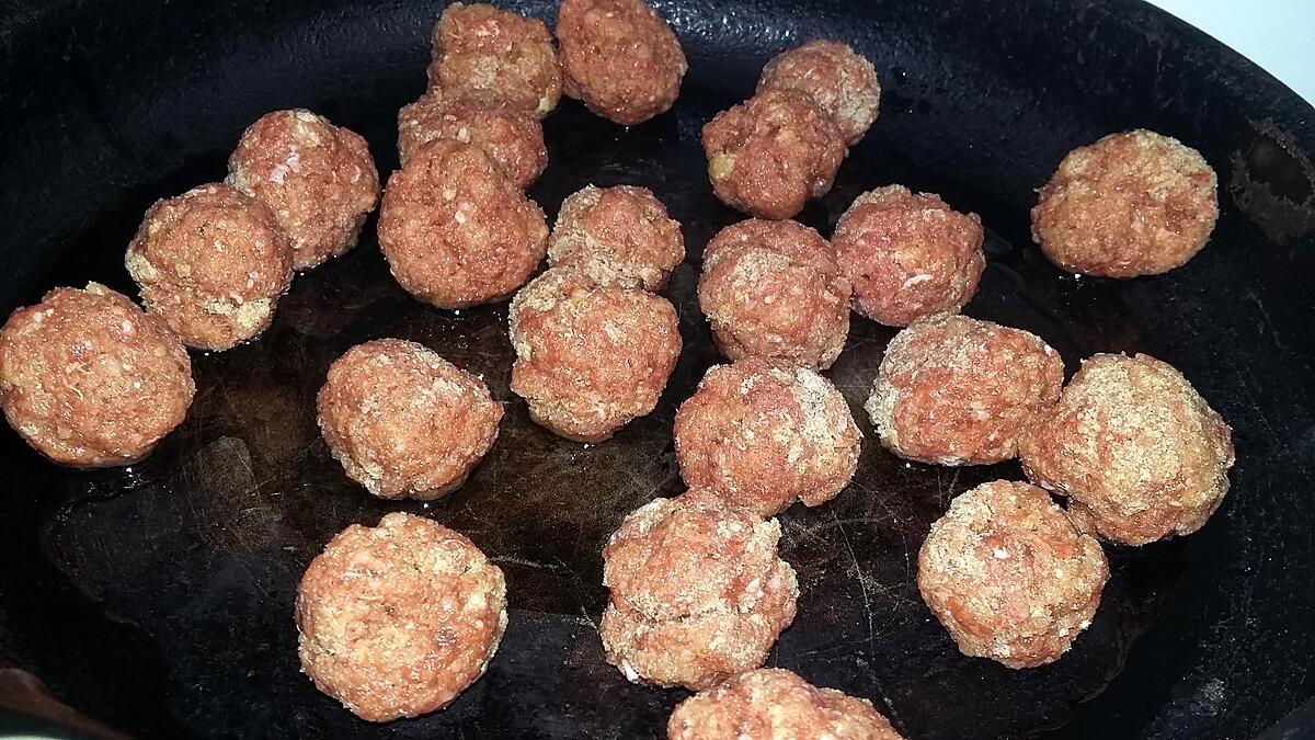 recette Petites boulette de merguez