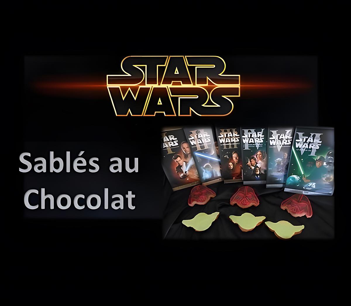 recette STAR WARS - Sablés au chocolat