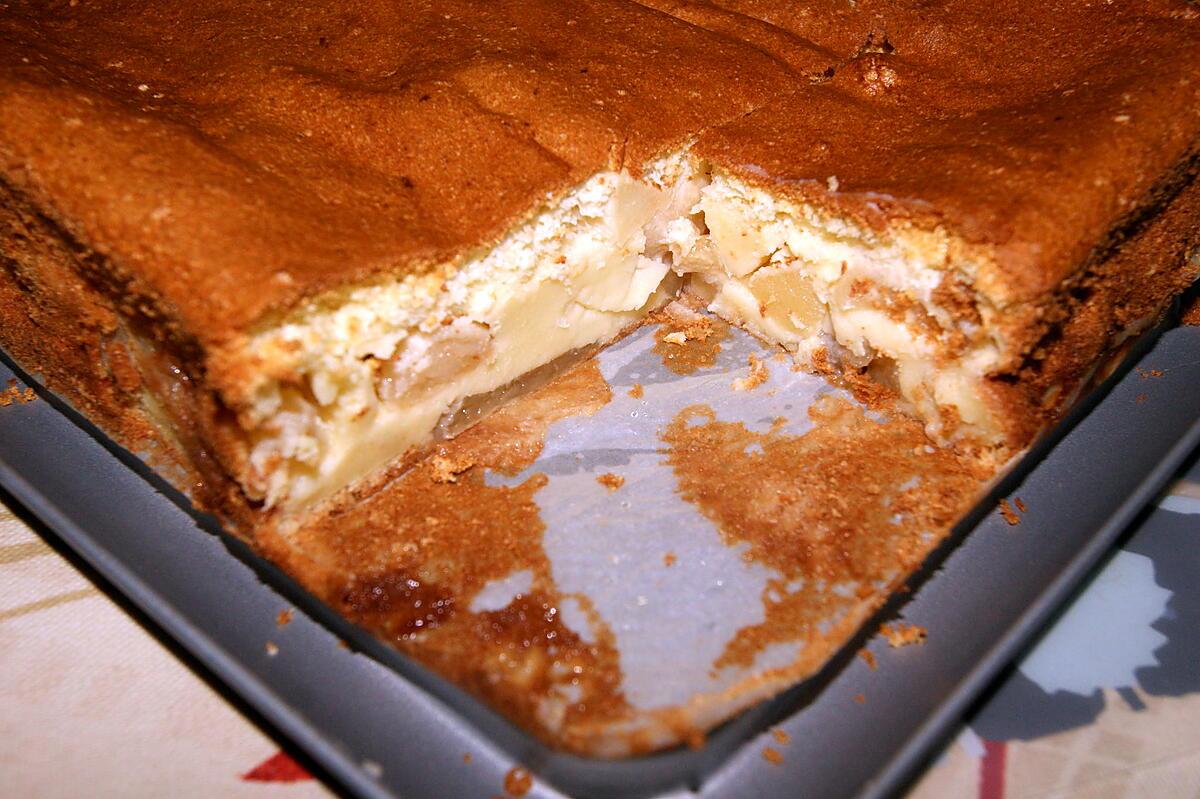 recette Gâteau fondant aux pommes et mascarpone