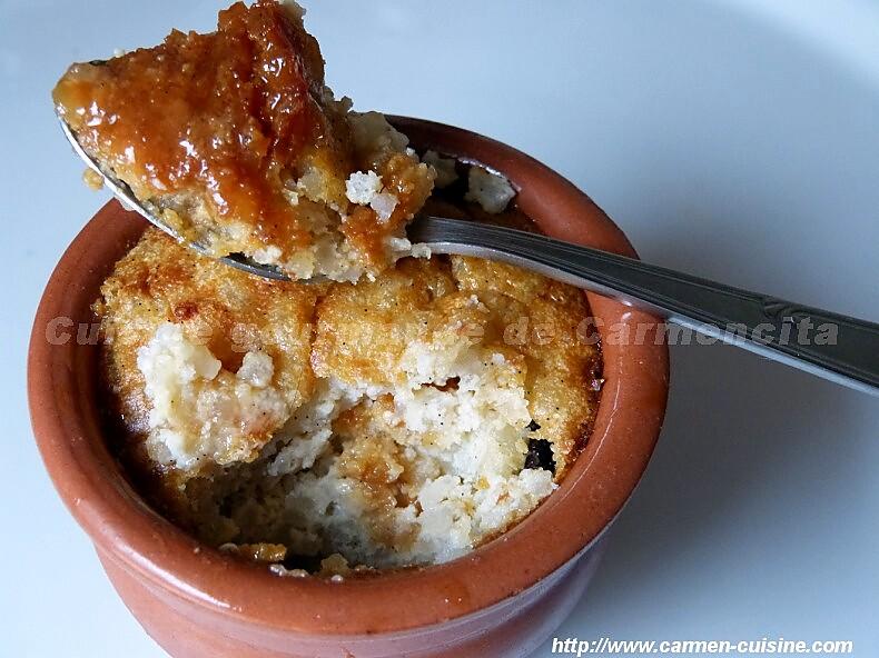 recette Gâteau de riz au caramel