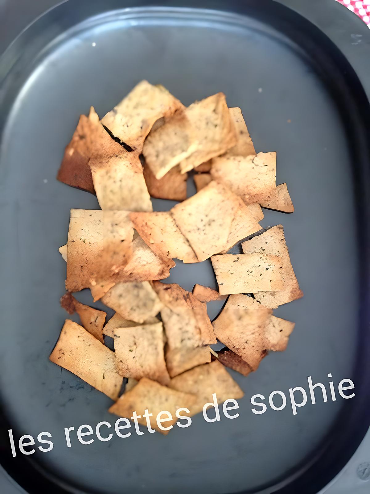 recette CRACKERS