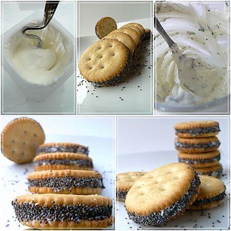 recette CRACKERS 4 ETOILES... RITZ AUX FINES HERBES ET PAVOT