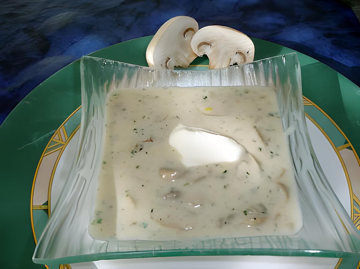 recette Velouté aux champignons