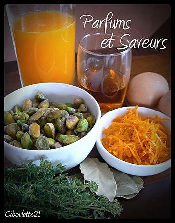 recette TERRINE DE LAPIN, PISTACHES ET ZESTES D'ORANGES