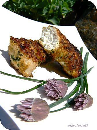 recette AIGUILLETTES DE POULET EN HABIT D'HERBES DU JARDIN ou CHICKEN NUGGETS