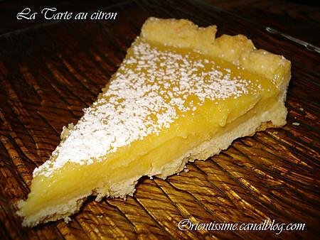 recette La Tarte au citron: DELICIEUSE