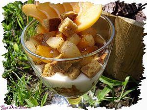 recette Verrine croustillante aux fruits épicés