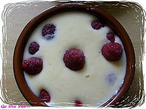 recette Petites crèmes citron, coco & framboises ...