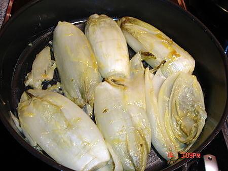 recette Tatin d'endive au miel de fleurs