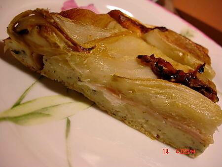 recette Tatin d'endive au miel de fleurs