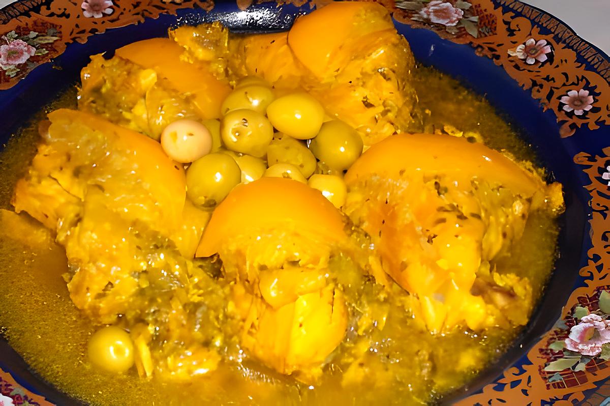 recette tajine poulet aux olives(pour ma soeur aussi...)