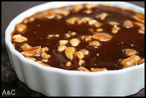 recette ** Tartelettes indémoulables façon cheesecake au chocolat & caramel aux cacahouètes grillées ..Un petit air de snickers**