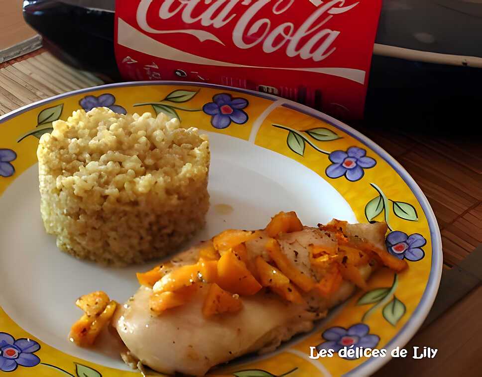 recette Emincé de poulet au cola