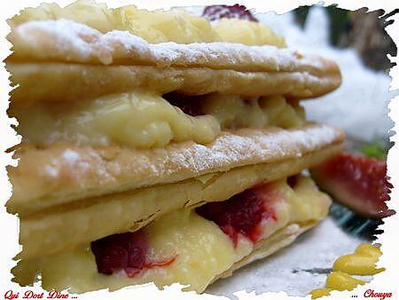 recette Ooo Mille feuille framboises ooO