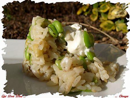 recette Ooo Risotto Feves , pignons , sésame ooO