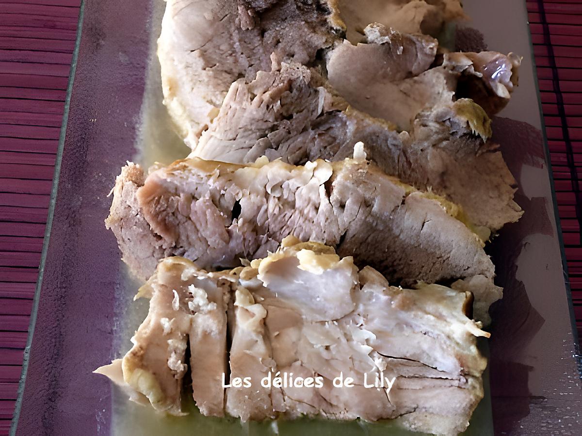 recette Rôti de porc à la moutarde