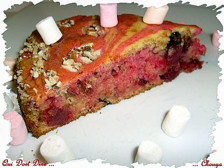 recette Ooo Mellow Cake Pomme /fraise et chocolat ! à tomber ! ooO