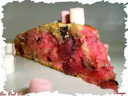 recette Ooo Mellow Cake Pomme /fraise et chocolat ! à tomber ! ooO