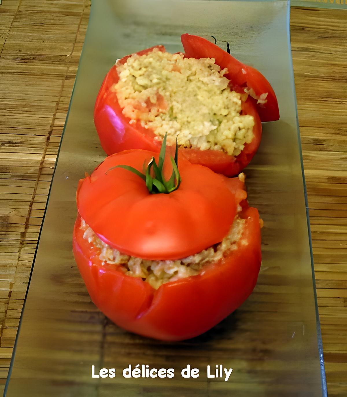 recette Tomates farcies au thon