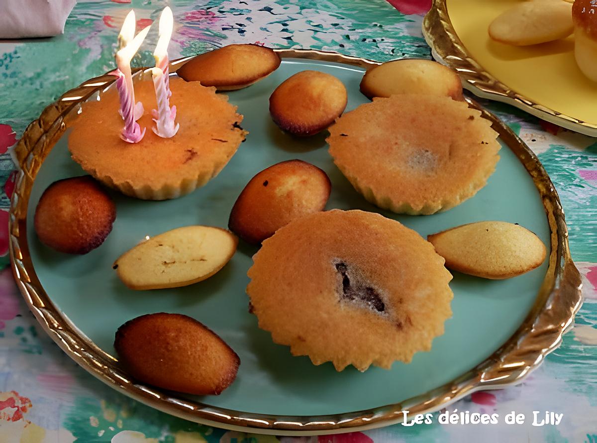 recette Madeleines à l'orange