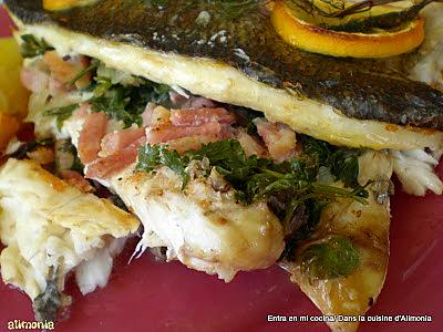 recette LOUP DE MER TERRE-MER