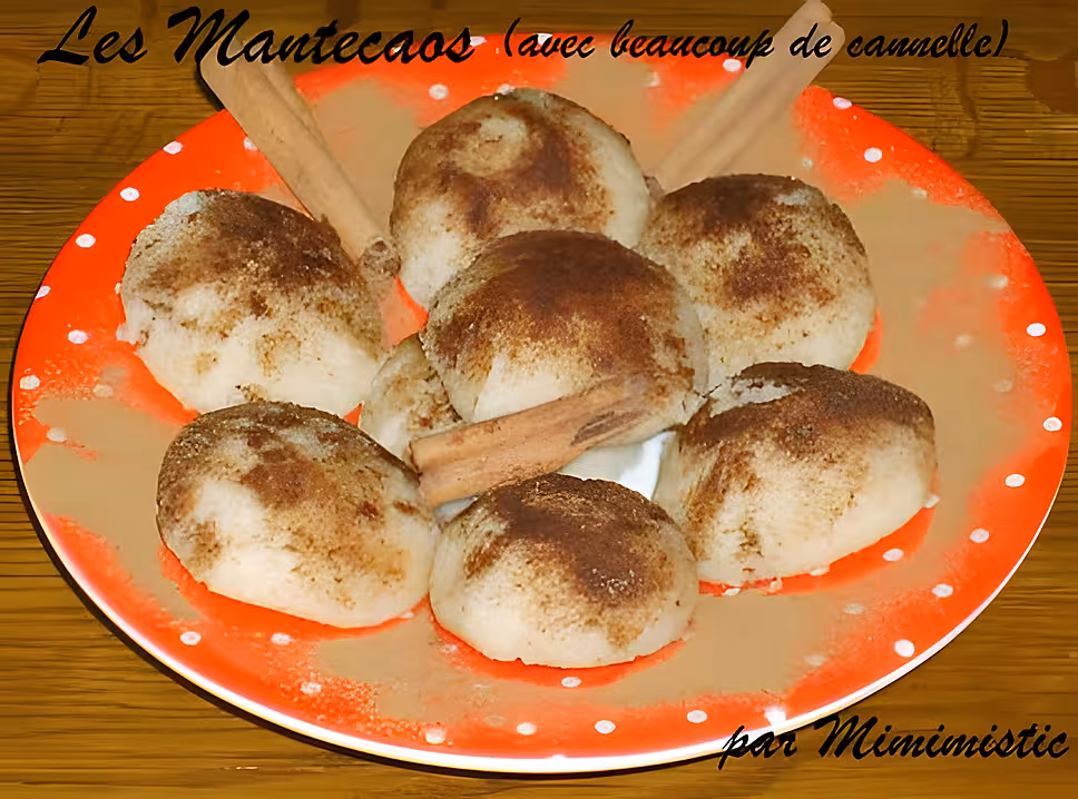 recette Les Mantecaos (avec beaucoup de cannelle!) : super facile, super rapide et super bon !