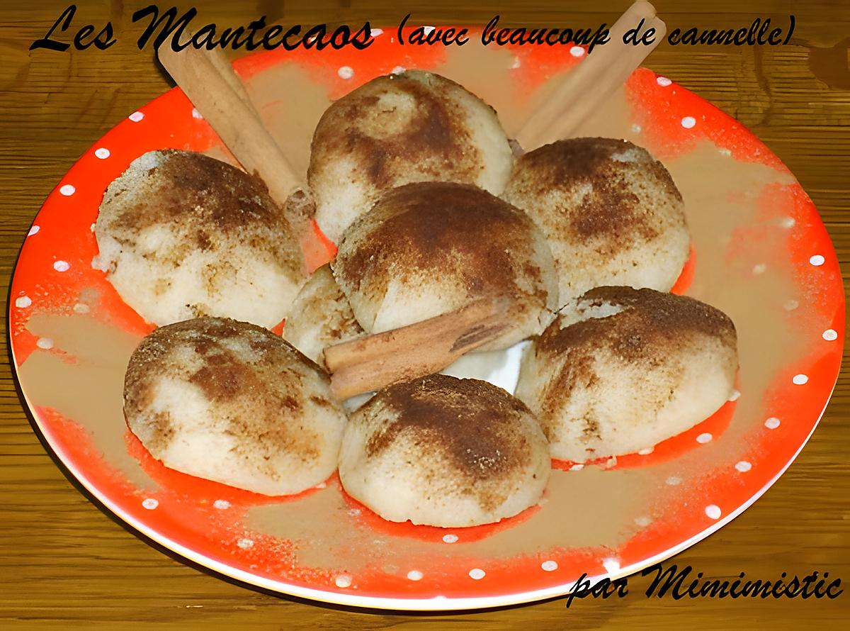 recette Les Mantecaos (avec beaucoup de cannelle!) : super facile, super rapide et super bon !