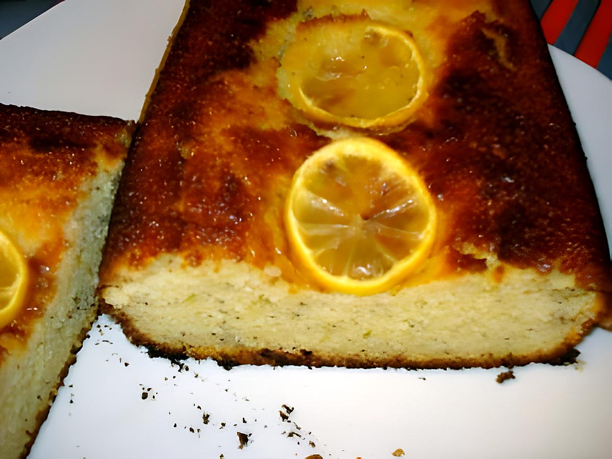 recette Gâteau au yaourt,citron et graines de pavot