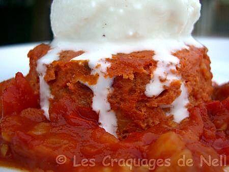 recette Flan à la tomate et sorbet chèvre