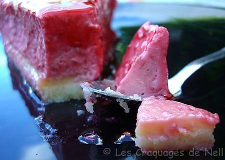 recette Tarte " Bavaroise " à la Framboise, sur Lit de Citron