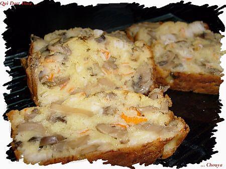 recette Ooo Cake surimi / champignons ooO