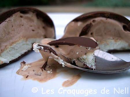 recette Igloo chocolatée et son lit meringué