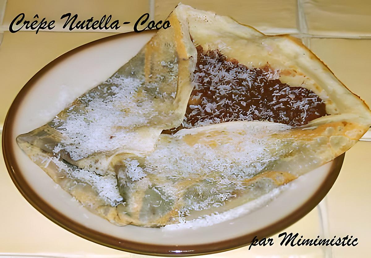 recette Crêpe Nutella - Coco