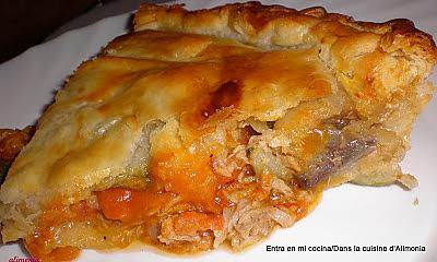 recette TOURTE ESPAGNOLE AU THON (EMPANADA)