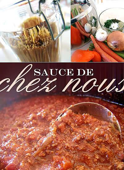 recette Sauce à spaghetti de chez nous