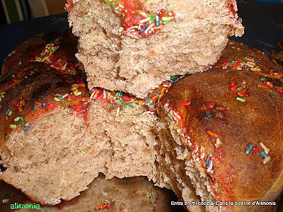 recette BRIOCHE COLORÉE