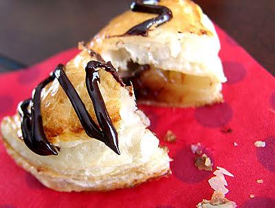 recette Chausson aux pommes / chocolat