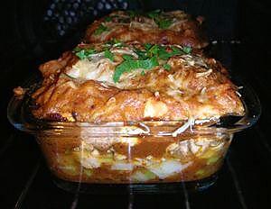 recette Lasagnes individuelles au poulet & poireaux