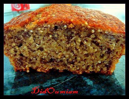 recette cake banane/ quinoa