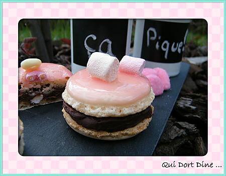 recette Ooo Macarons chocolat & Tagada ® pink ooO