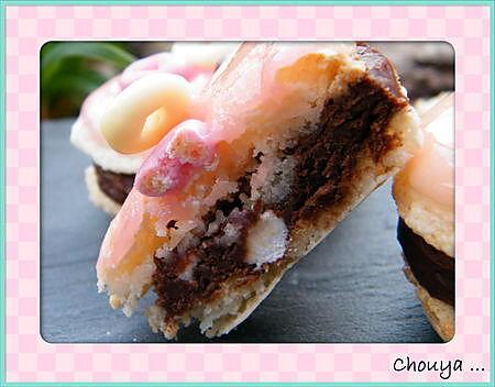 recette Ooo Macarons chocolat & Tagada ® pink ooO