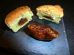 recette Financier Boursin figues et ses petits roulés au jambon