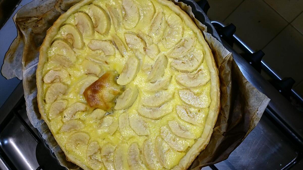 recette Tarte aux pommes à l'Alsacienne