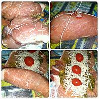 recette Roulade de porc au pesto et tomates cerises